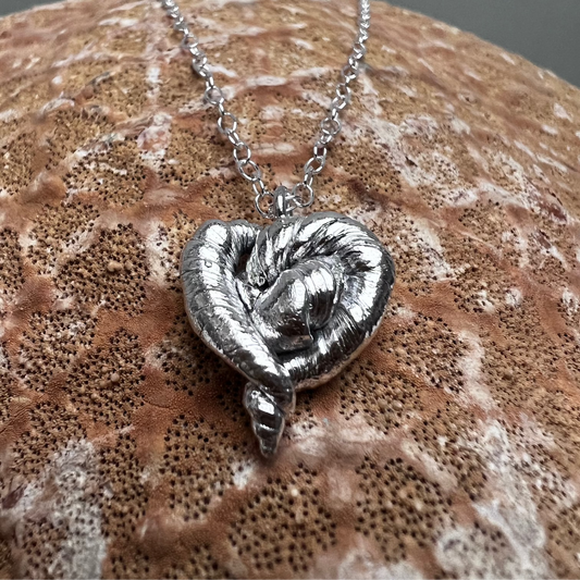Root Knot Heart Pendant