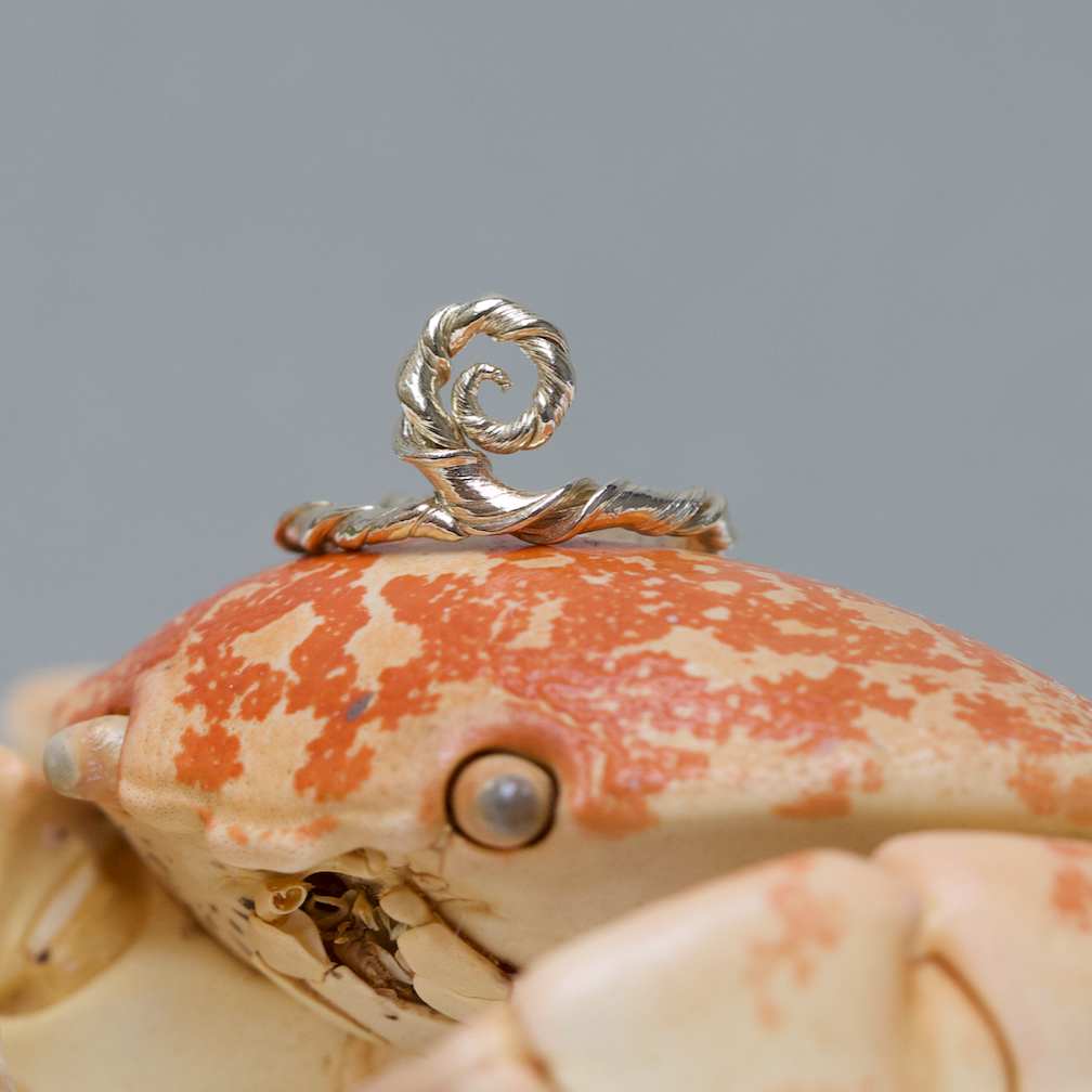 Root Spiral Guld Ring 