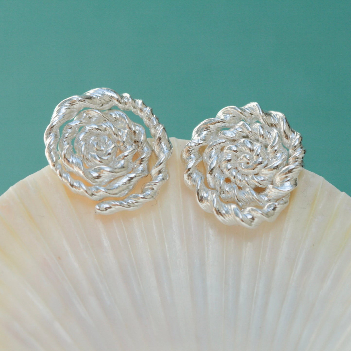 Root Floral Twirl Earrings