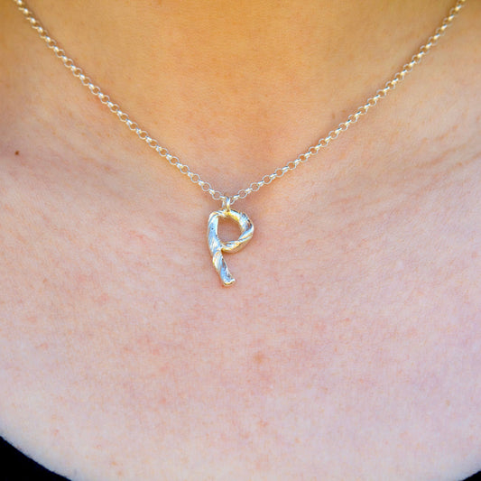 Root letter 'P' Pendant