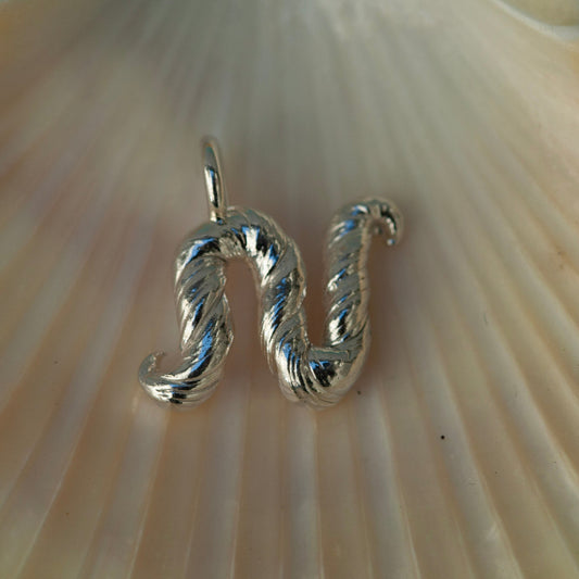 Root Letter 'N' Pendant