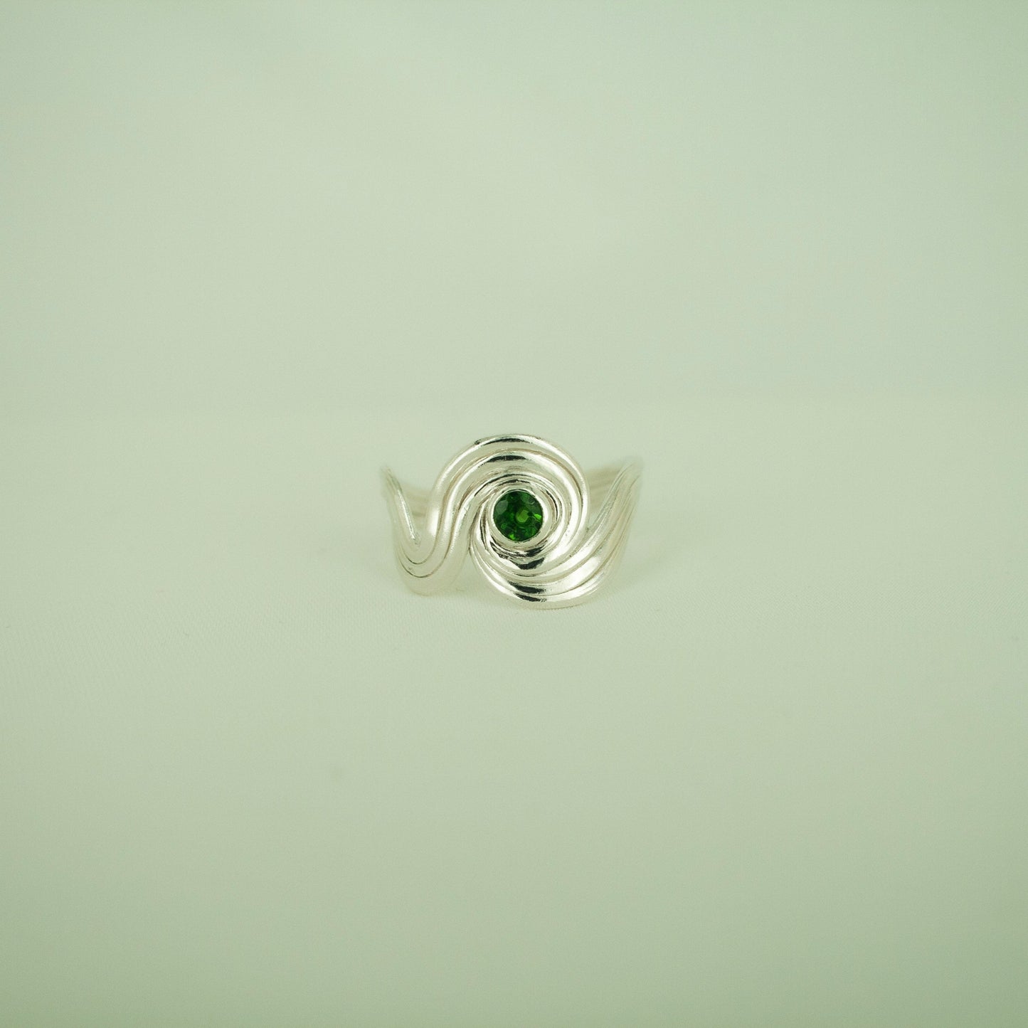 Tourmaline Swirl Ring (Size 61)