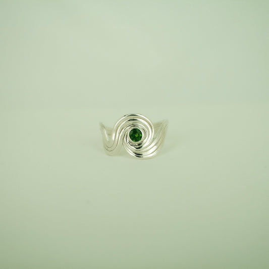 Tourmaline Swirl Ring (Size 61)