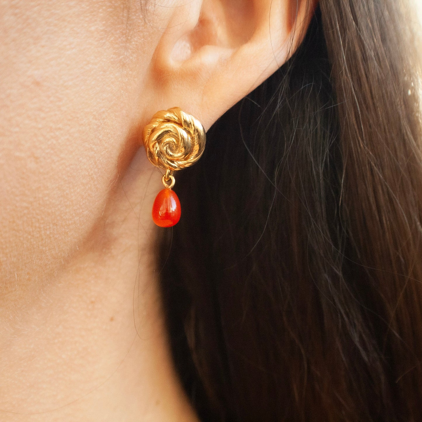 Rosetta Earrings - Gold Plated